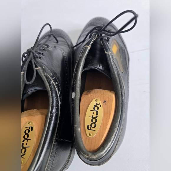 Men's Leather Spike Classics Golf Shoes - Picture 11 of 14